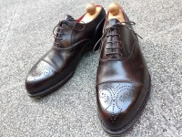 handmade semi-brogue oxford shoes in dark brown museum calf by rozsnyai (5)